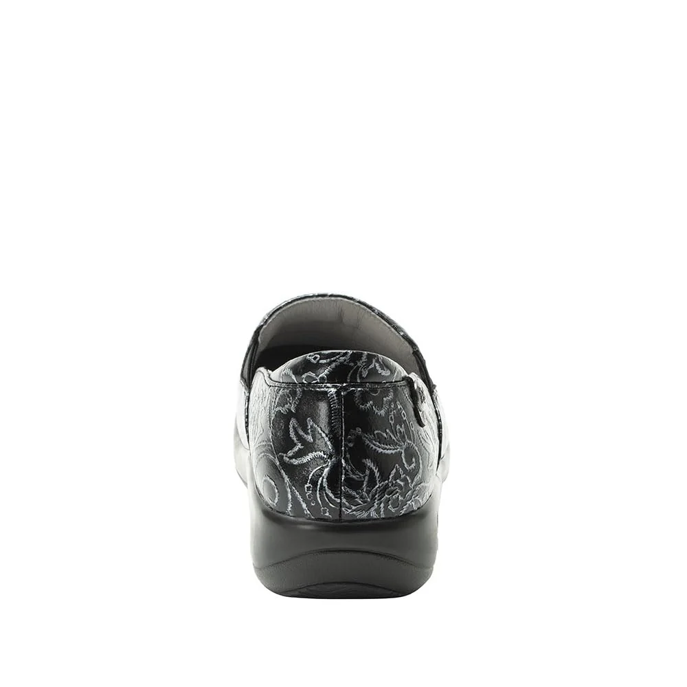 Alegria black patterned clog photo 4