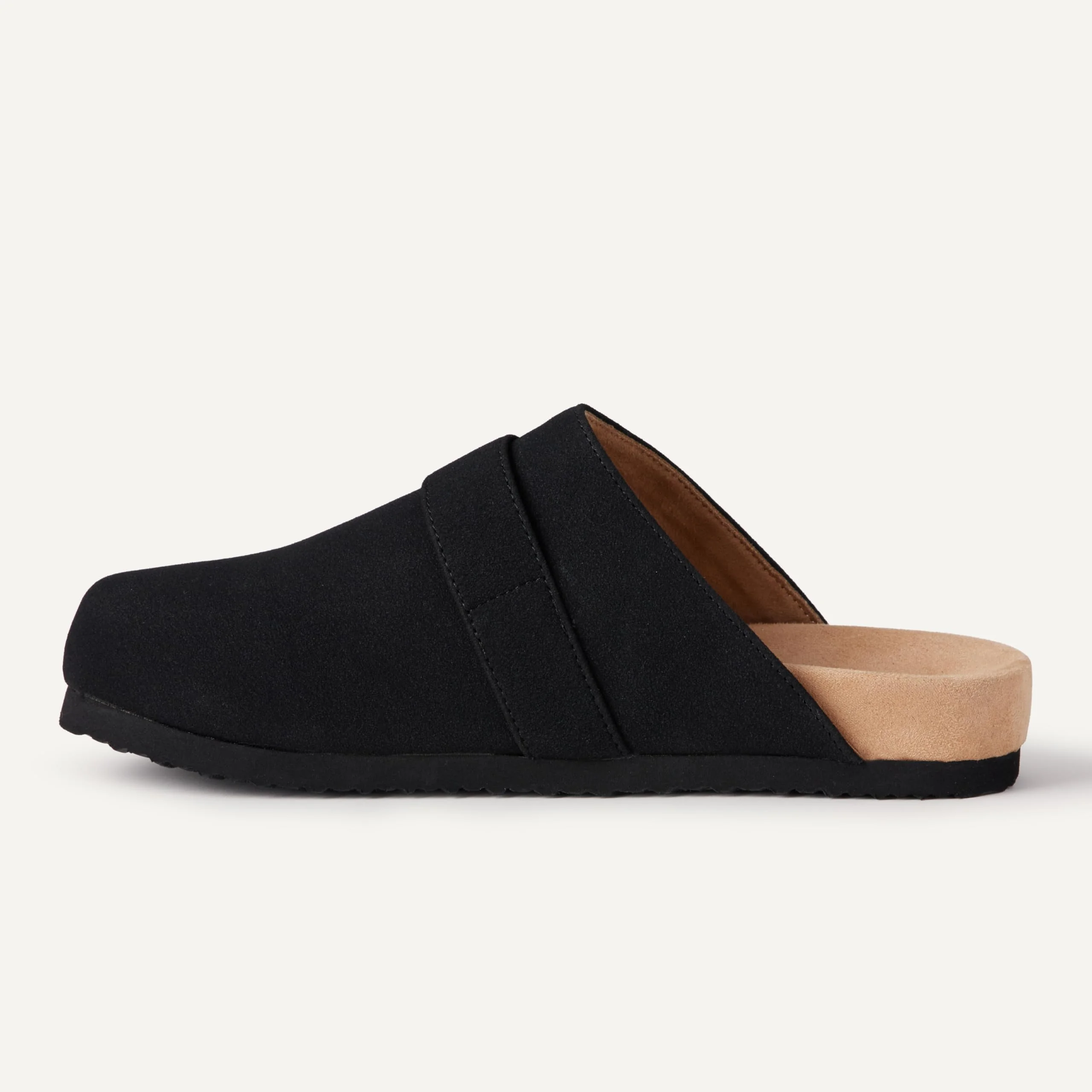 Amazon Essentials black suede buckle clog photo 3