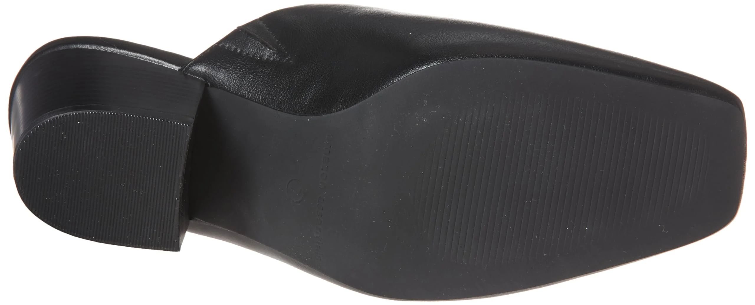Amazon Essentials black square-toe heeled mule photo 4