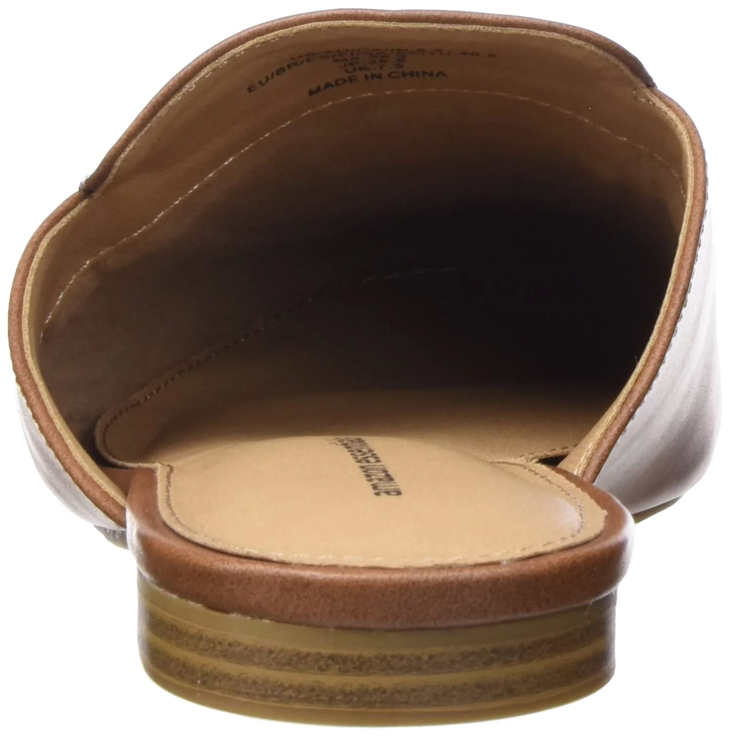Amazon Essentials tan buckle loafer mule photo 3