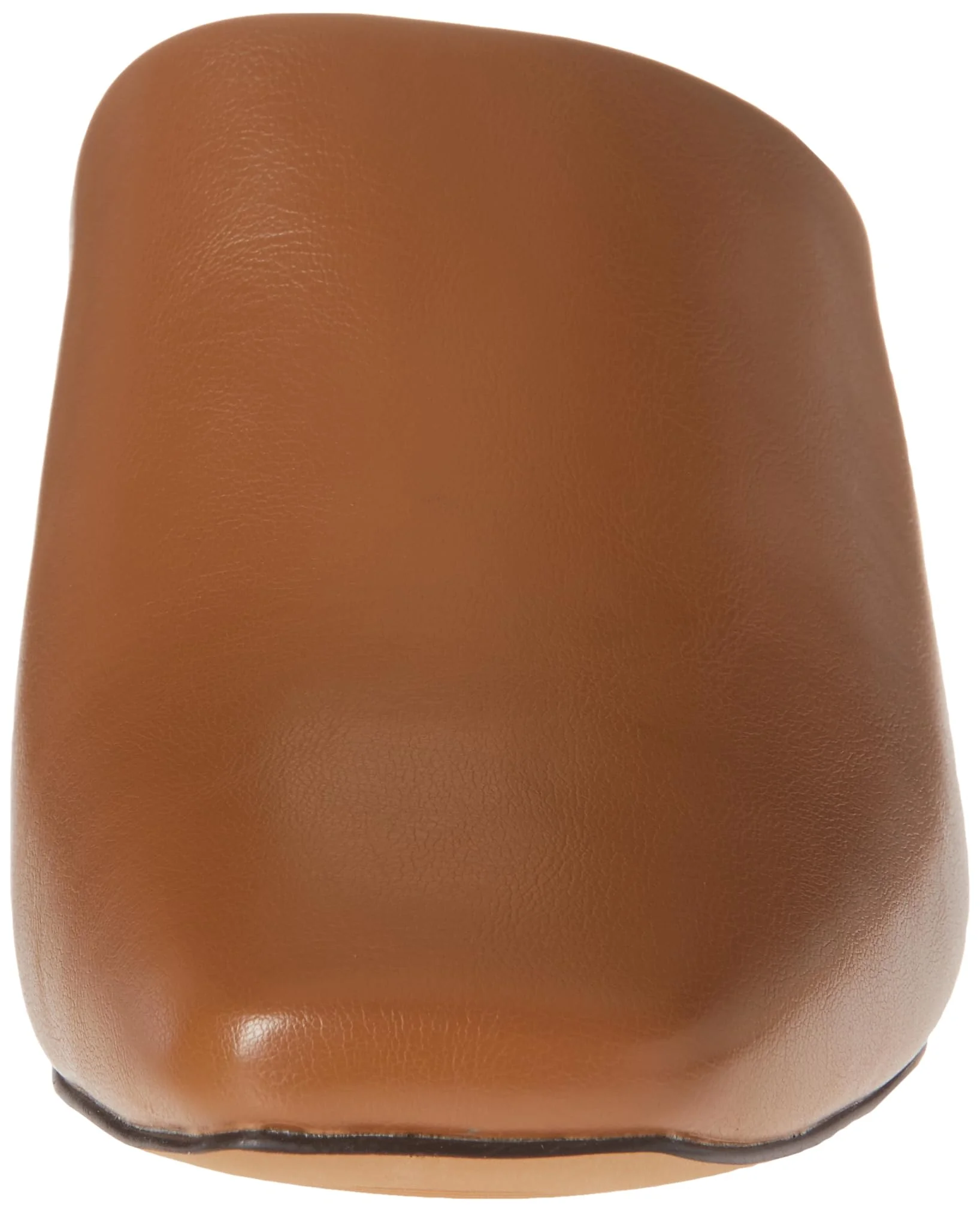 Amazon Essentials tan square-toe heeled mule photo 2
