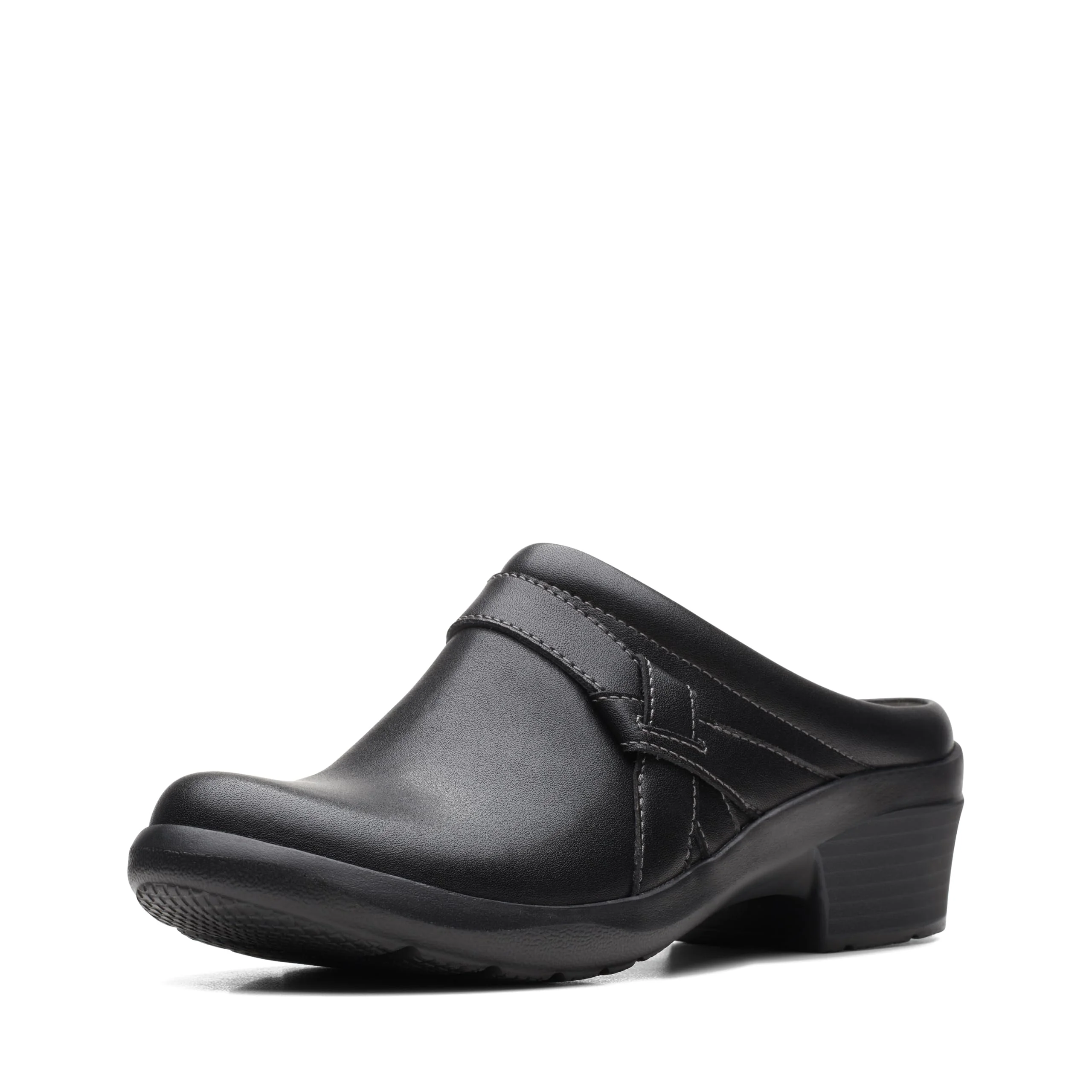 Clarks black clog