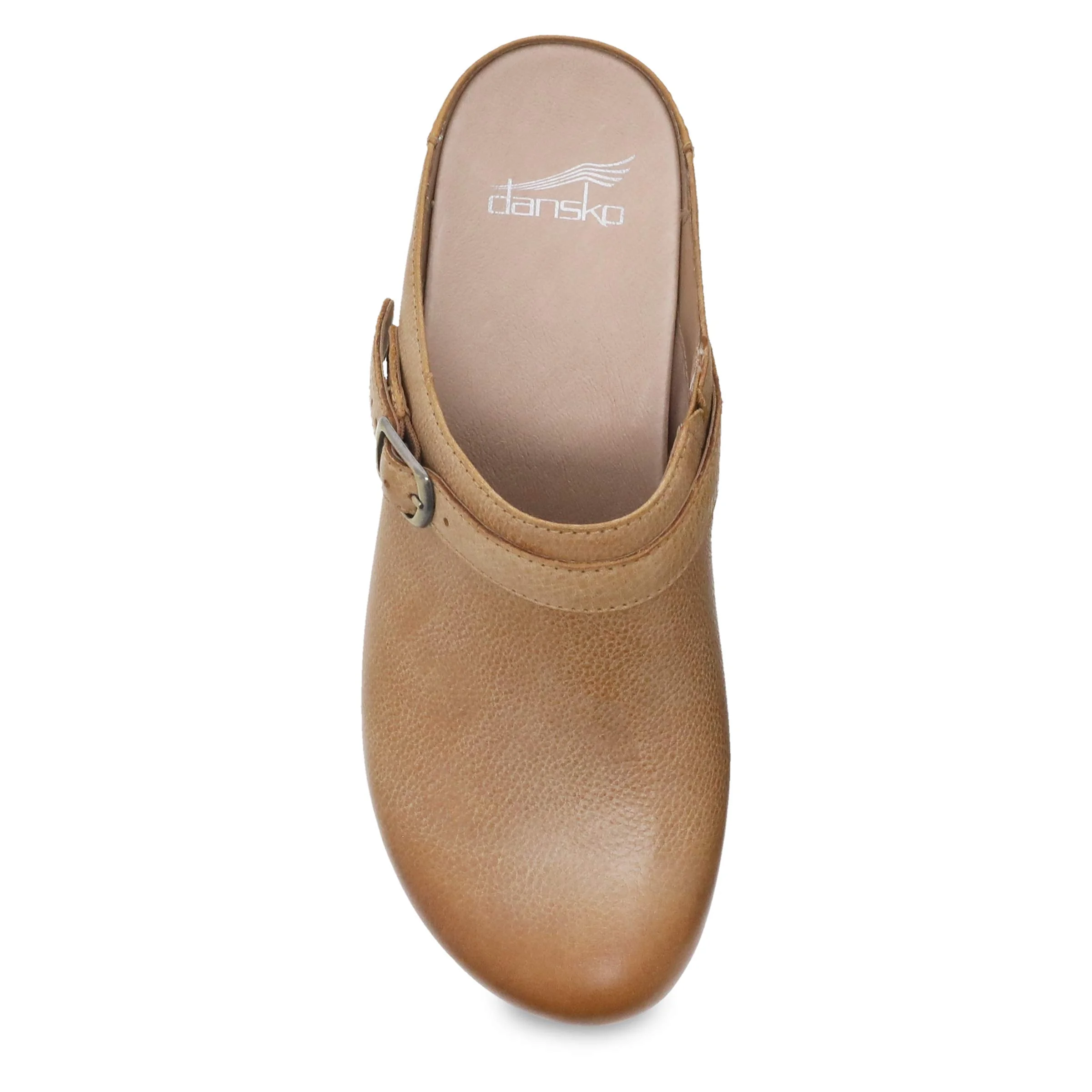Dansko tan leather buckle clog photo 2