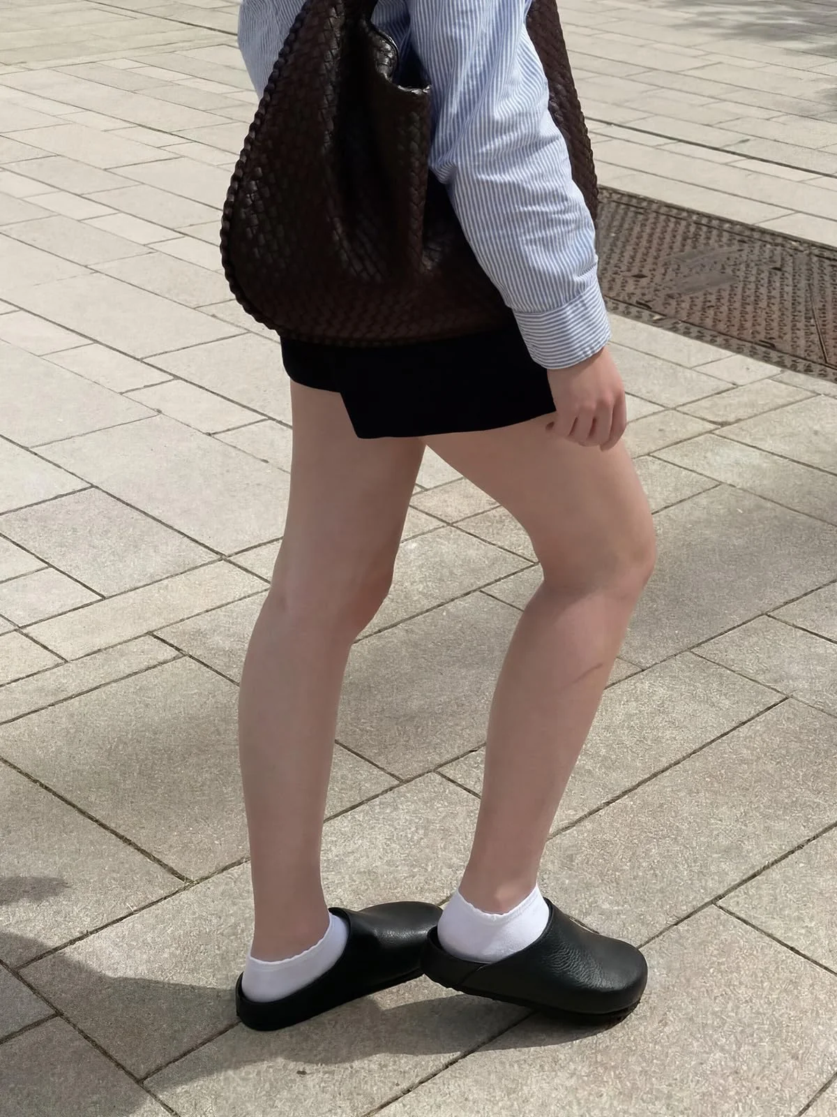 Coutgo Black Leather Clog photo 2