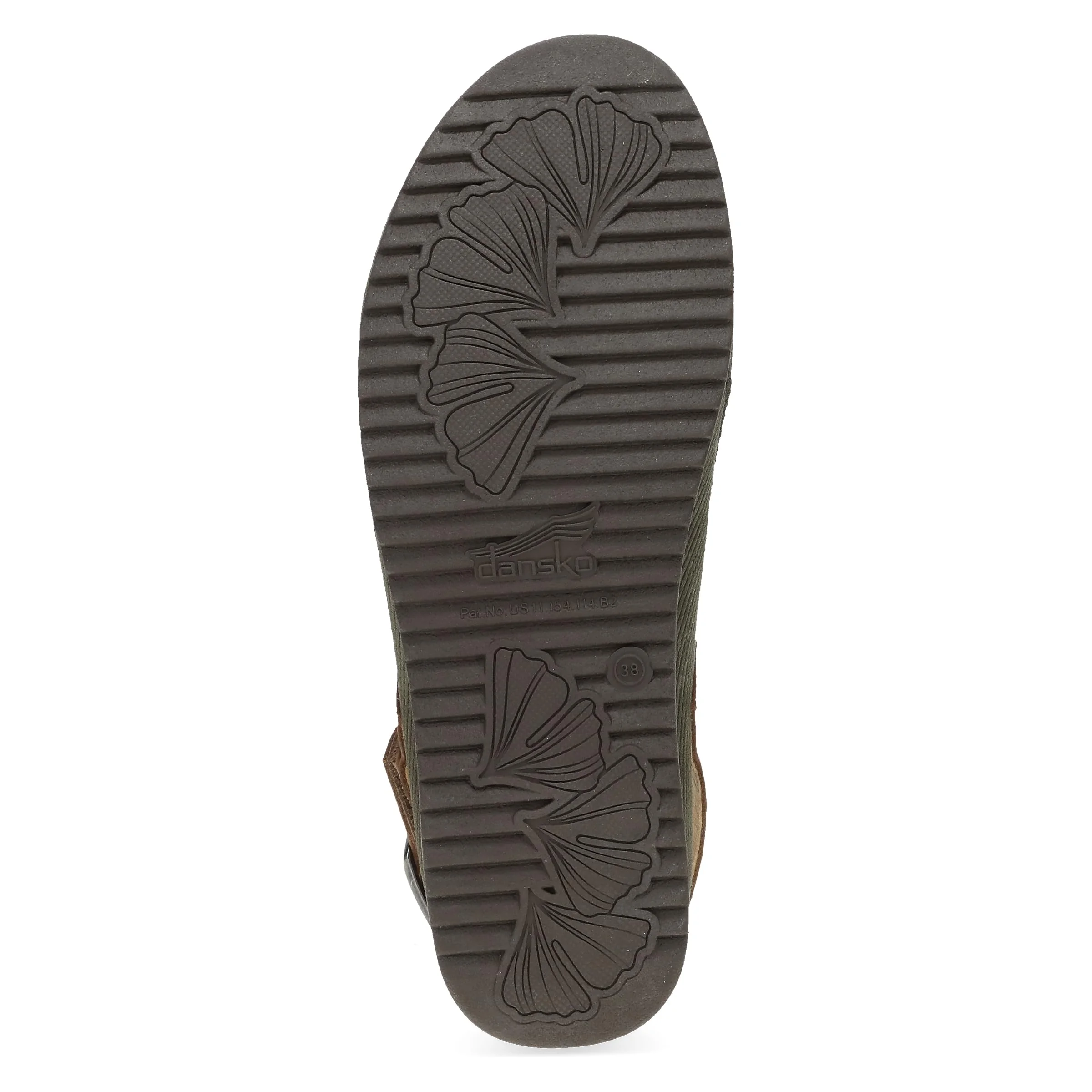 Dansko olive suede buckle clog photo 3