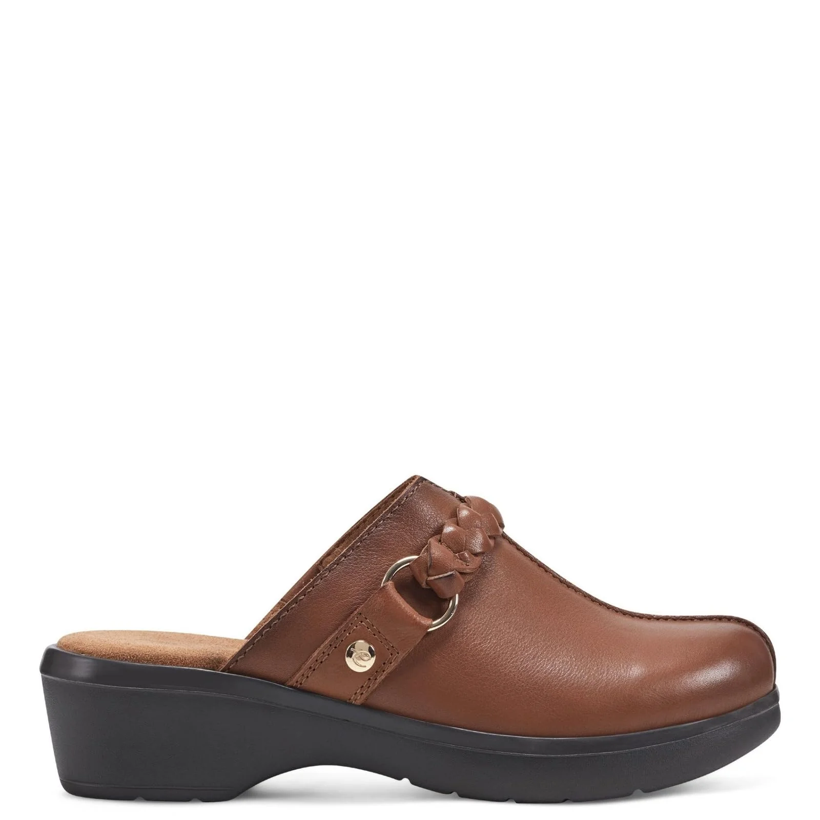 Easy Spirit brown braided leather mule photo 4