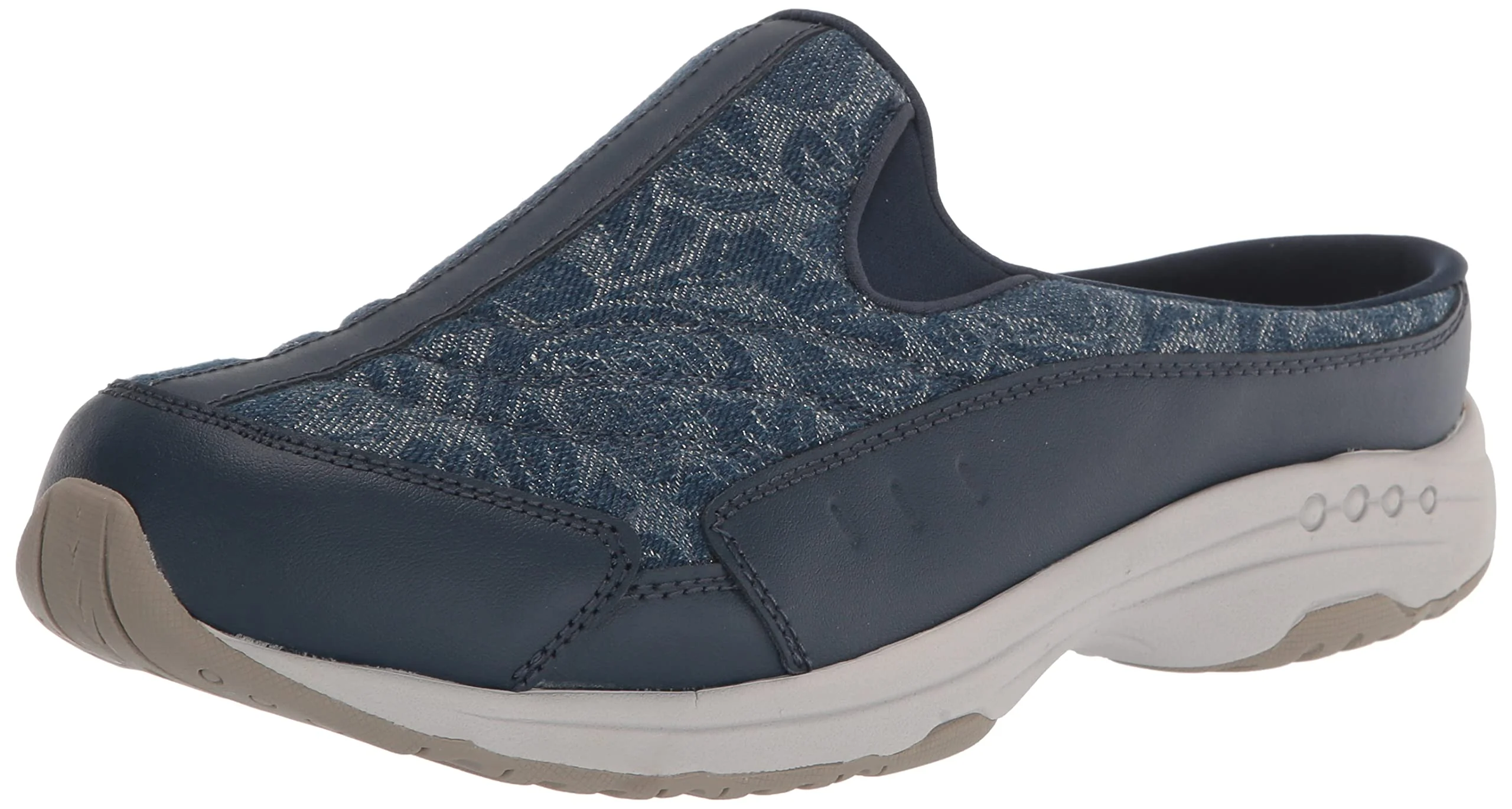 Easy Spirit navy patterned mule