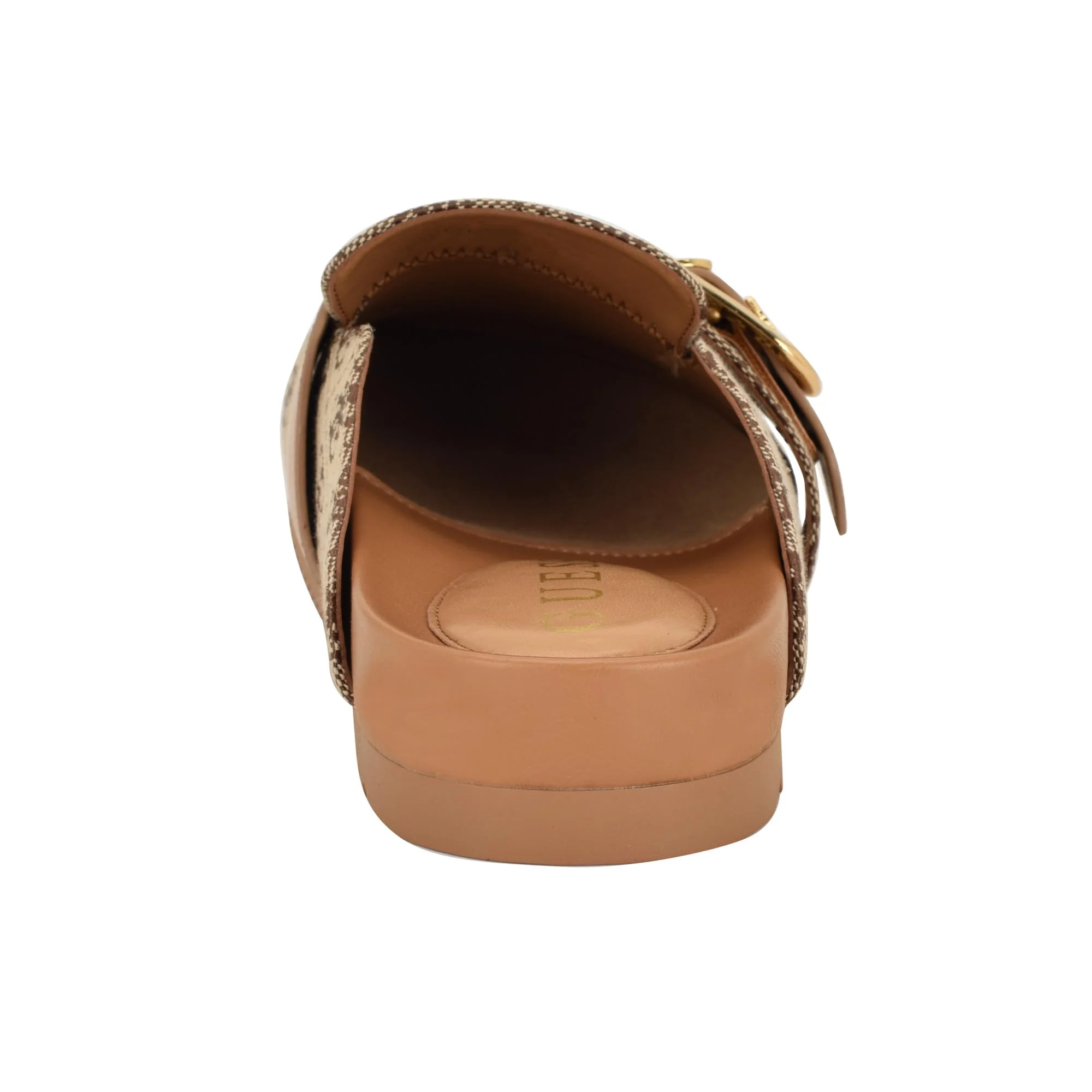 Guess beige monogram buckle clog photo 4