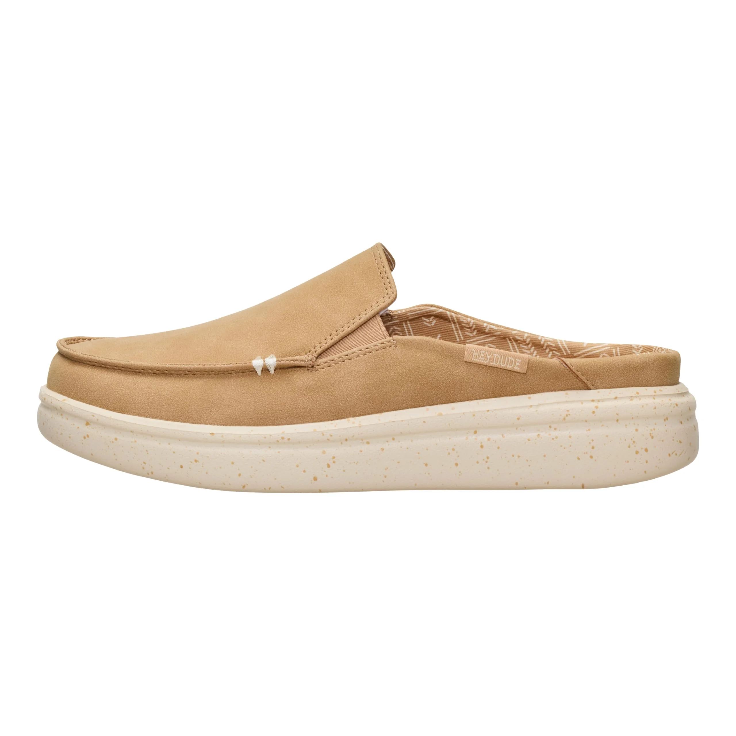HEYDUDE Beige Slip-On Clog