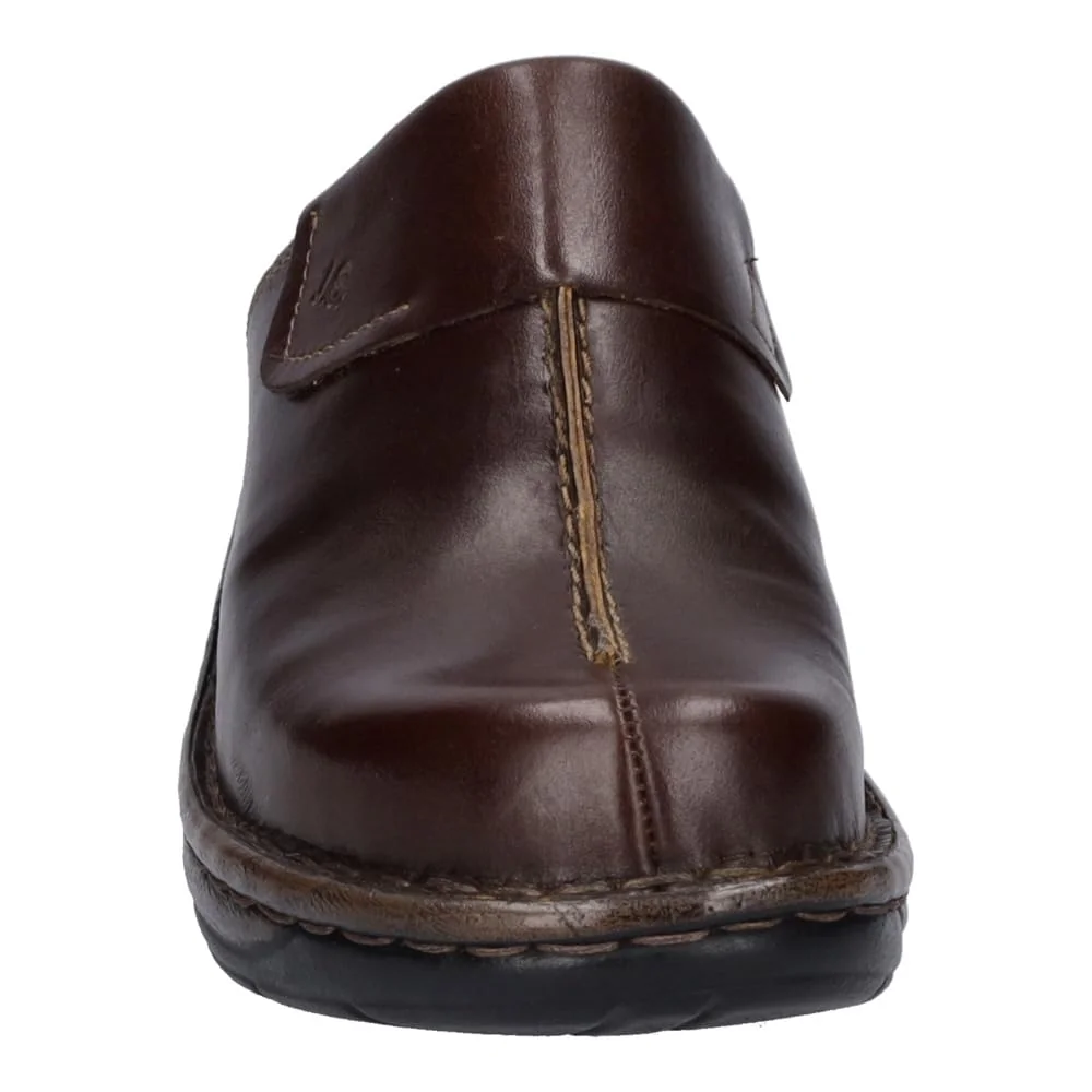 Josef Seibel brown leather mule photo 3