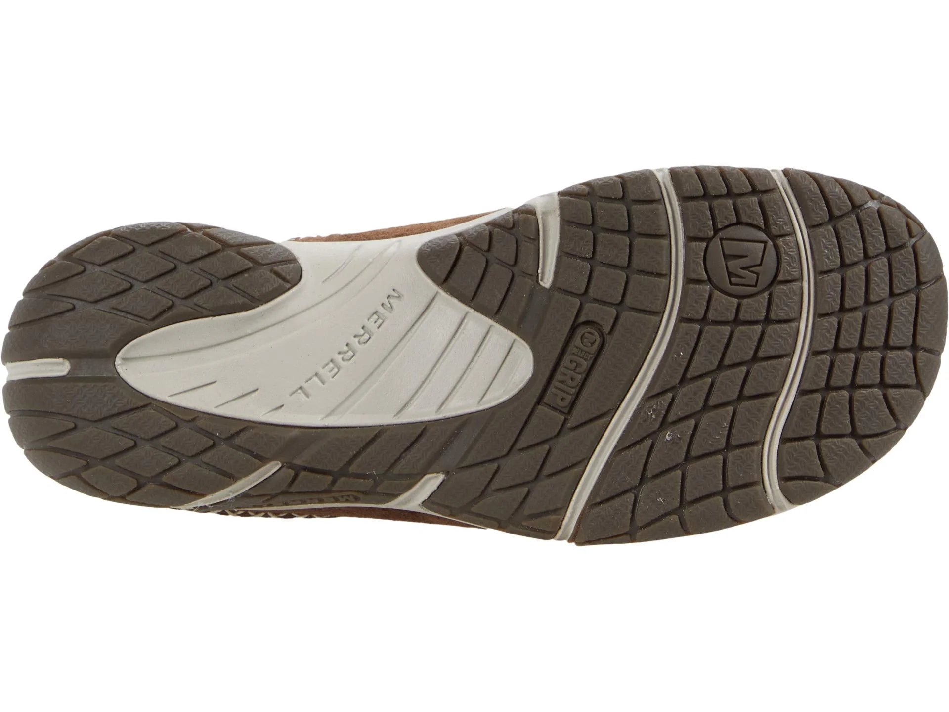 Merrell brown suede slip-on shoe photo 4