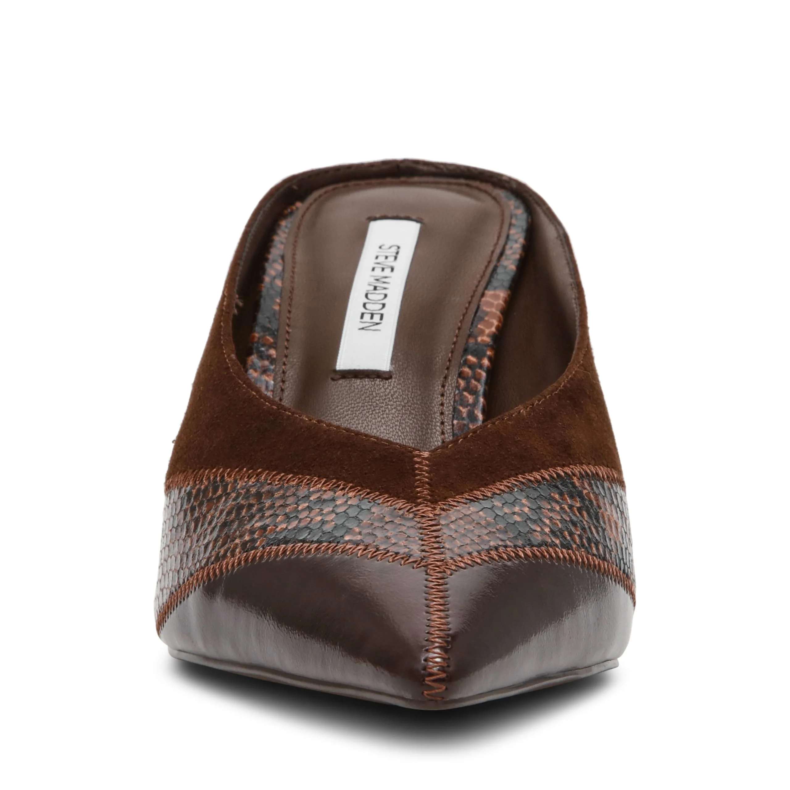 Steve Madden Brown Pointed Heeled Mule photo 2