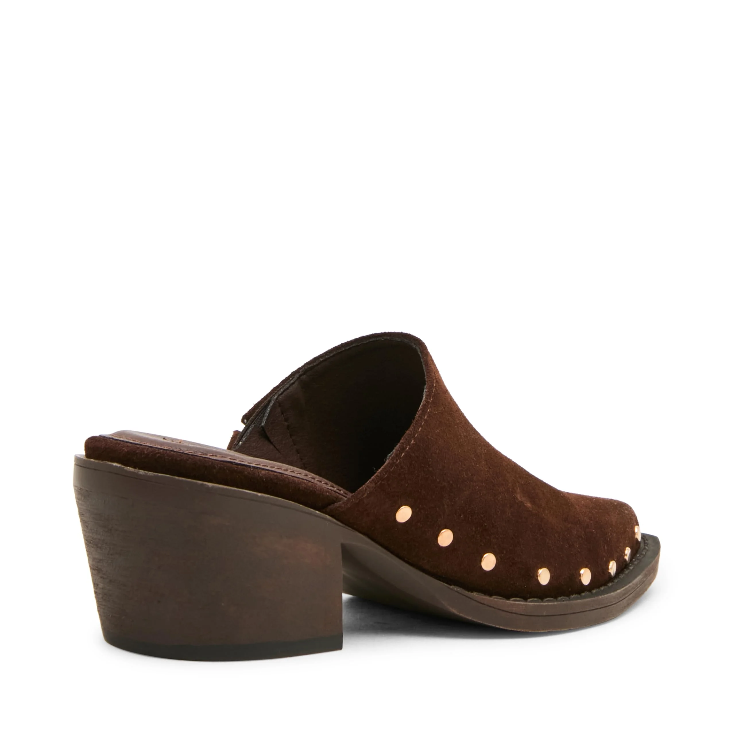 Steve Madden Dark Brown Studded Heeled Mule photo 2