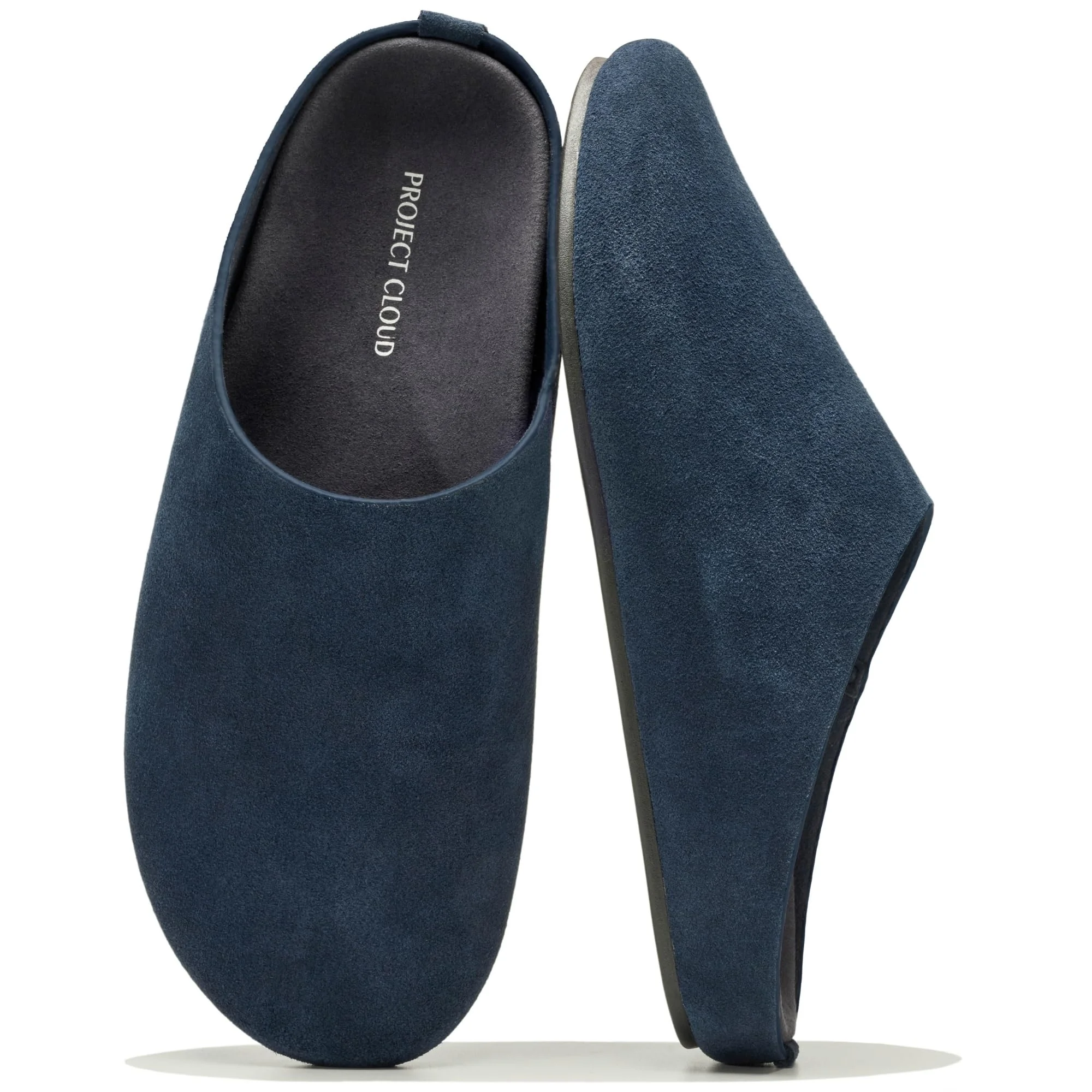 Project Cloud Navy Suede Clog