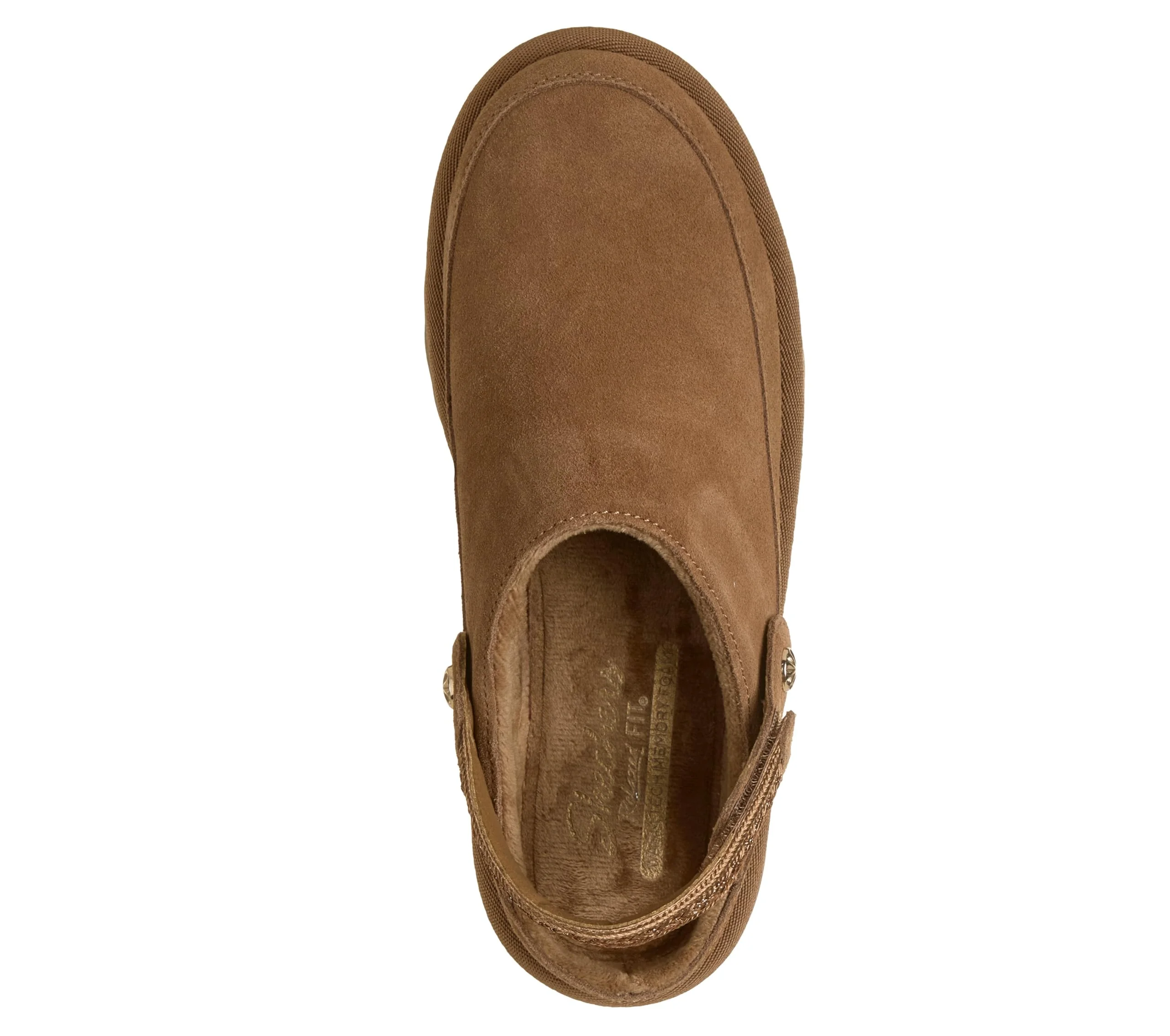 Skechers Brown Suede Slingback Clog photo 3
