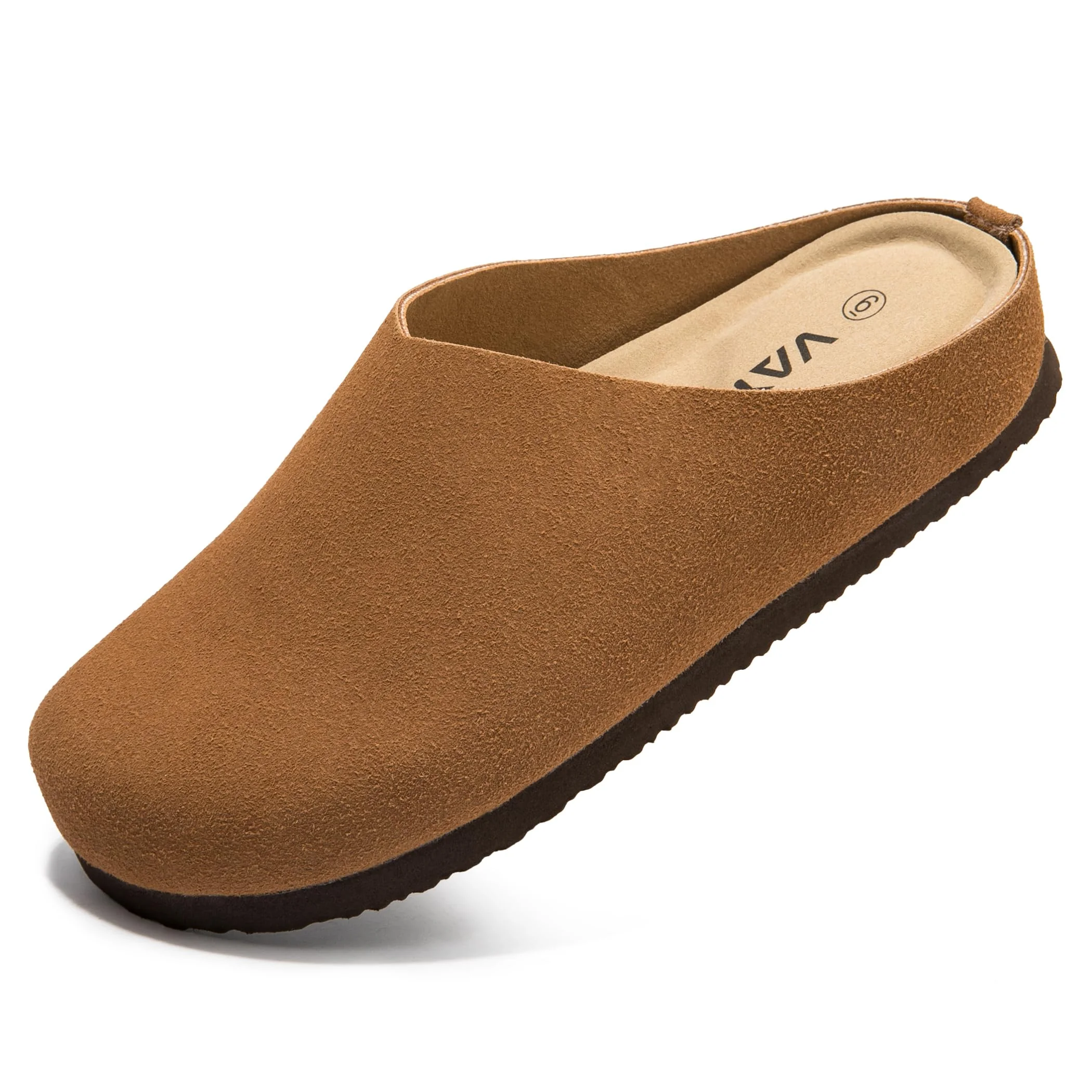 Vayfio Brown Suede Clog