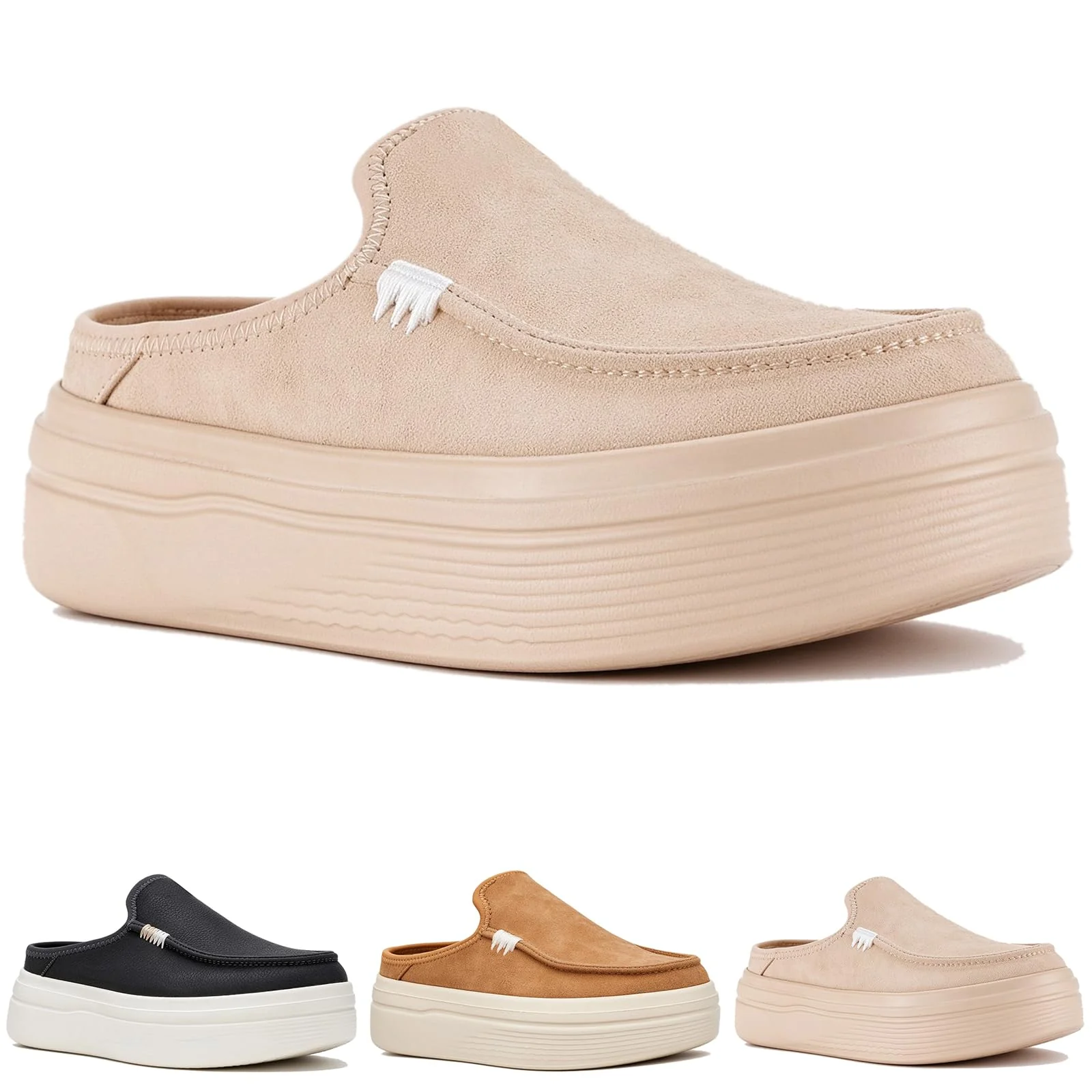 xhuoqdk Beige Platform Mule